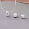 Prata de lei s925, meticulosamente trabalhada, banhada a ouro, pingente de conta de prata mini 6mm, berloque feijão do amor, pulseira e colar DIY, pequena conta de prata