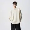 Direto da Fábrica Estilo Coreano Suéter de Tricô Solto Preguiçoso Pulôver Camada Base Quente Suéter Gola V Masculino de Alto Padrão Inverno