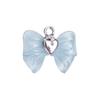 Dulce diamante azul frío linda niña aleación colgante de diamante aretes hechos a mano collar pulsera accesorios de joyería diy