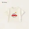 Ropa para Niños Bangxuan 2026 Verano Camiseta Delgada de Dibujos Animados para Niños Pequeños y Niños Pequeños, Camiseta de Manga Corta con Tacto de Algodón