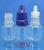 Botella Transparente PET de 5 ml Tapa Antirrobo Botella Gotero Juego de Tres Piezas Botella de Tinta Botella de Tinta Botella Gotero de Punto de Pegamento