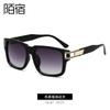 Moshu 28025 nuevas gafas de sol retro de montura grande gafas de sol para hombre para mujer tarjeta JIA er mismo transfronterizo