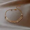 Collar Cadena Clavícula Colgante Perla de Trigo para Mujer Japonés y Coreano Ciber Popular Corto ins Moda Joyería para el Cuello choker Collar