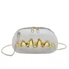 Bolso de Mujer Moderno y Elegante 2026 Verano Nuevo Modelo Cadena de Caja Metálica Muñequera Personalizada Bolso de Hombro Cruzado para la Noche