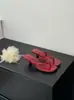 ¡Primer encuentro, efecto adelgazante! Chanclas de diseño único con punta cuadrada para mujer, sandalias de tacón alto gruesas para uso en exteriores, de moda