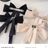 Tocados del mismo estilo que Wu Jinyan Estilo Coreano Gama Alta Cinta de Lazo Grande Pasador para el Cabello Pinza Superior Pinza de Resorte Gancho Pasador para el Cabello