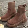 Otoño 2026 Nuevo Talla Grande Botas Casuales Cómodas para Mujer Estilo Europeo y Americano Modernas para Exteriores Talla Única