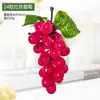 Racimos de Uva Escarchada Simulada, Frutas Simuladas, Uvas de Plástico, Modelos de Frutas Falsas para Props, Adornos Colgantes Decorativos