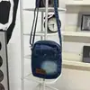 Bolso Cruzado Pequeño de Mezclilla para Mujer 2025 Nuevo Bolso de Hombro de Moda Versátil Casual Ropa de Trabajo Bolso de Hombro Pequeño para Teléfono Móvil