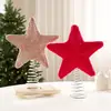 Árbol de Tela Transfronterizo Estrella de la Punta del Árbol Decoración de Estrella de Cinco Puntas Adorno para Escena Navideña Props