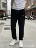 Calça Masculina Difeiyan de Verão com Listras Duplas, Tecido Woven Stretch, Casual Esportiva, Secagem Rápida, com Zíper para Venda Ambulante e Vendas Itinerantes