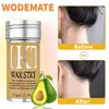 Cera para peinar en barra disponible, arcilla para el cabello, barra de cera de aguacate especial para peinar el cabello de hombre, crema alisadora de cabello, fijación mate de larga duración