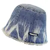 Sombrero de Pescador Lavado de Mezclilla Vintage para Mujer, Sombrero Versátil Casual para Primavera y Otoño que Hace que la Cara Parezca Más Pequeña, Sombrero de Pescador de Moda Tendencia