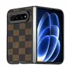 Adequado para capa de celular Xiaomi 18 Fold, fibra de carbono Kevlar e couro de cordeiro, cobertura total, à prova de quedas e capa protetora para tela dobrável