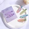 Serie Jugo Dulce Lindo Pasador Continuo para Mujer Flequillo Lateral Frontal Pinza Cosmética Pinza para Cabello Roto Tocado
