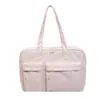 Bolsa de ombro única grande capacidade bolsa de mamãe bolsa tote para ir ao trabalho bolsa de almoço de mão