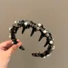 Tiara de Pérola e Cristal de Alta Qualidade para Mulheres com Dentes e Características Antiderrapantes, Novo Modelo 2025, Acessório de Cabelo Luxuoso