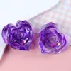 Tarjeta Flor Corazón Cortada con Láser 31*33mm Accesorios Hechos a Mano para Bricolaje Funda de Teléfono Accesorio para el Cabello Flor Corazón de Resina