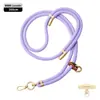 Cordón de alta gama original para teléfono móvil de 8 MM resistente para colgar en el cuello ajustable para exteriores anti-pérdida cuerda trenzada para muñeca dorada