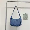 2025 Bolso de Hombro Nuevo Bolso Dumpling Estilo Deportivo para Mujer Japonés Simple Gran Capacidad Versátil Bolso Cruzado de Nylon