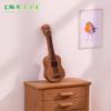 Micropaisaje Creativo Artificial Instrumento de Guitarra Mini Modelo DIY Accesorios de Decoración para Casa de Muñecas Adornos en Miniatura