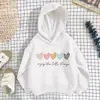 Sudadera con Capucha para Niña 2026 Nueva Estampado de Leopardo Corazón Macarrón Primavera y Otoño