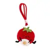 Tengyi Original Linda Serie de Tomates Pequeños Llavero de Muñeca Colgante para Mochila Colgante Versátil Adorno de Muñeca Creativo