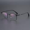 Gafas para miopía de titanio puro, ultraligeras, cuadradas, para negocios, antidecoloración por luz azul, montura de titanio, gafas para astigmatismo, gafas Shenzhen