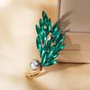 Broche de Espiga de Trigo Feminino de Alta Qualidade Feminino Fino Corsage de Temperamento de Alta Qualidade Acessórios Fixos de Broche Grande Personalizado para Terno
