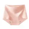Calzoncillos tipo bóxer de algodón puro para niñas, de cintura alta para mujer, de algodón transpirable, con entrepierna antibacteriana, pantalones de seguridad de verano, talla grande