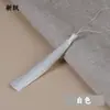 Atacado 13cm Seda de Gelo Fechado Borla Estilo Chinês Pingente de Leque Marcador de Página Acessórios de Pendurar em Roupas Espinho Decorativo Joias Borla Decorativa
