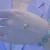 Collar de aro y lazo 2023 nuevo para mujer de verano diseño avanzado sentido de nicho Red social collar cadena para clavícula accesorios