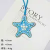 Serie Oceánica Colgantes Hechos a Mano con Cuentas Estrella de Mar Medusa Accesorios para Bolsos Decoración de Ropa Venta al por Mayor en Stock Muestra Gratuita