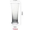 Taza de Cerveza Comercial de Gran Capacidad Cintura Delgada Vidrio de Cristal Taza de Cerveza Artesanal de Trigo Taza de Cerveza de Barril Espesa para el Hogar