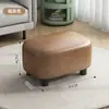 Em estoque Banco de Couro Banqueta de Mesa de Café Doméstica Banqueta de Sofá para Sala de Estar Banqueta para Entrada de Porta Banqueta Baixa Moderna Simples Criativa