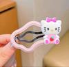 Grampo de Cabelo Nuvem Kuromi Infantil Grampo Lateral de Franja para Meninas Acessório de Cabeça Feminino Clipe Organizador para Cabelo Atrás da Cabeça de Menininha