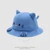 Chapéus Personalizados para Meninas, Chapéus de Pescador para Bebês, Design Fofo de Gato 3D, Chapéus de Pescador para Meninos de 1 a 3 Anos, Chapéus de Sol de Verão