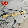 Botão de Fecho Cheongsam Fio de Ouro Enrolado Botão Borla Longa e Curta Estilo Nacional Botões Tecidos à Mão Hanfu Traje Tang