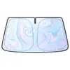 Parasol para Coche Panel Frontal, Cortina de Protección Solar y Aislamiento Térmico para Coche, Cubierta de Paraguas Parasol para Vidrio de Ventana de Coche, Gadget Pequeño Parasol para Coche