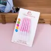 Vela de Cumpleaños Pastel Hilo de Cristal de Color Varilla Roscada Cera Dorada Vela Decorativa Vela Pequeña de Color Fabricante Vela al por Mayor
