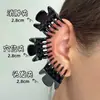 Pinza para el pelo y pendiente de doble uso transfronterizo europeo y americano ~ Pinza de garra pequeña, pinza simple para flequillo lateral, pinza superior para adultos