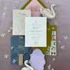Invitaciones de boda de lujo al por mayor, personalizables con logo y color, adecuadas para proveedores de la industria nupcial