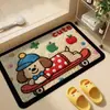 Nueva Alfombrilla de Piso Estilo Lana de Tierra de Diatomeas para Uso Doméstico, Alfombrilla Absorbente para Entrada de Baño, Alfombrilla para Limpiar Pies para Vestíbulo, Alfombrilla de Baño Antideslizante