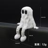 Decoración para el Hogar de Halloween Adornos Coro Fantasma Juguete Hombre Calabaza Hombres con Capa Sin Rostro Mini Escena Modelo