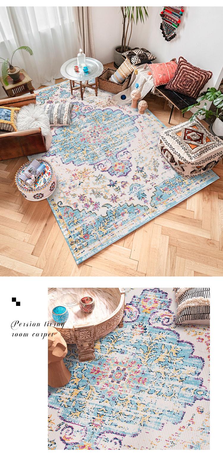 地垫地毯,卧室地毯,客厅地毯,复古地毯,跨境地毯,波斯地毯
