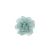 Accesorios de Tela Hechos a Mano con Borde Cosido, Estilo Coreano, Cielo Estrellado Pequeño, Tul, Flor de Rosa para Ropa, Zapatos, Sombreros, Accesorios para el Cabello y Decoraciones