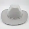 Chapéu de brim com glitter prateado e diamantes estilo western Chapéu de brim com glitter prateado Capuz dourado composto de EVA preto e prateado