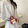 Nova Mini Coelho Desenho Animado Laço Estilo Pai-Filho Infantil Acessórios Bolsa de Mão Tote Transversal Pequena Bolsa Feminina