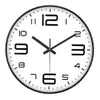 Reloj de Pared Nuevo Elegante Silencioso con Escala Digital 3D Creativa, Reloj para el Hogar para Sala de Estar, Reloj de Pared sin Taladro