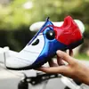 Sapatos de Ciclismo de Verão e Outono Masculinos Sem Travas Sapatos de Bicicleta Sola Dura Esportes ao Ar Livre Botão Sapatos para Bicicleta de Estrada Montanha